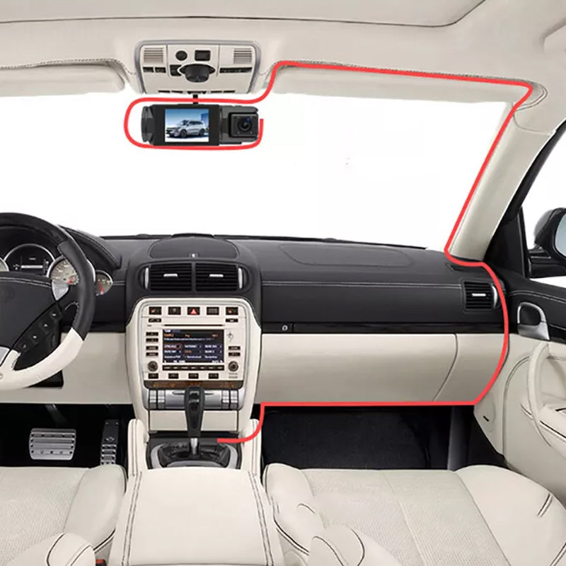 3 Lens Car Dvr Dash Cam