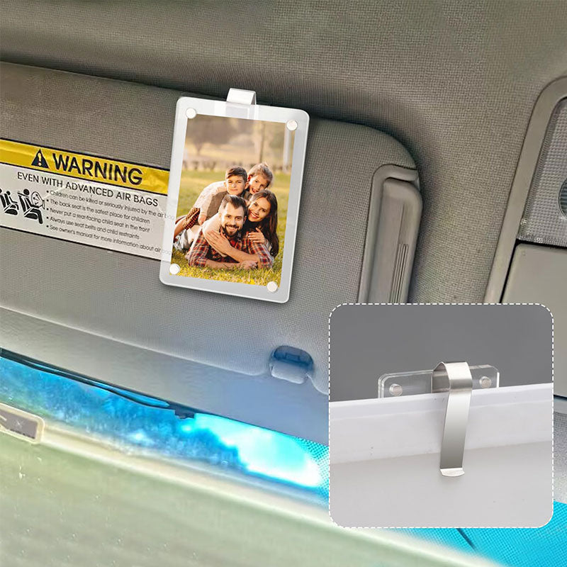 Car Sunshade Photo Frame Clip