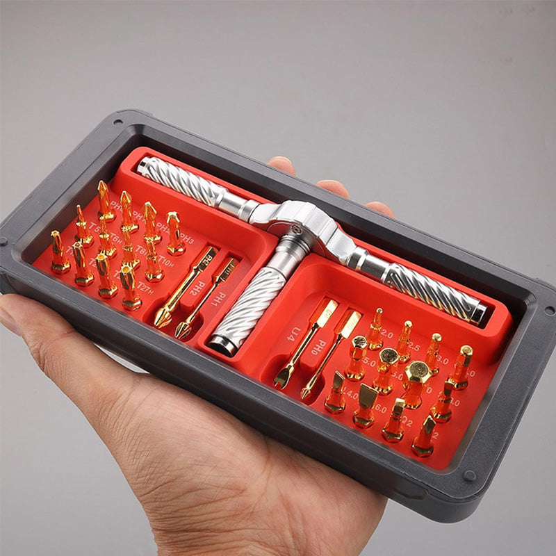 30-in-1 Ratchet Screwdriver Set