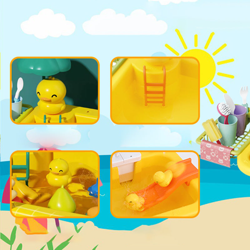 Duck Sink Toy with Fishing Activity