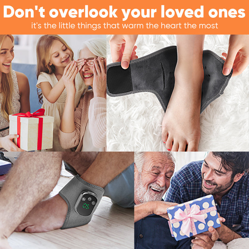 Rechargeable Ankle Heat & Massage Wrap