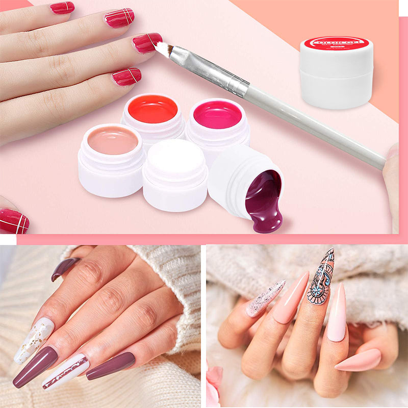 36 Color Gel Nail Polish Kit