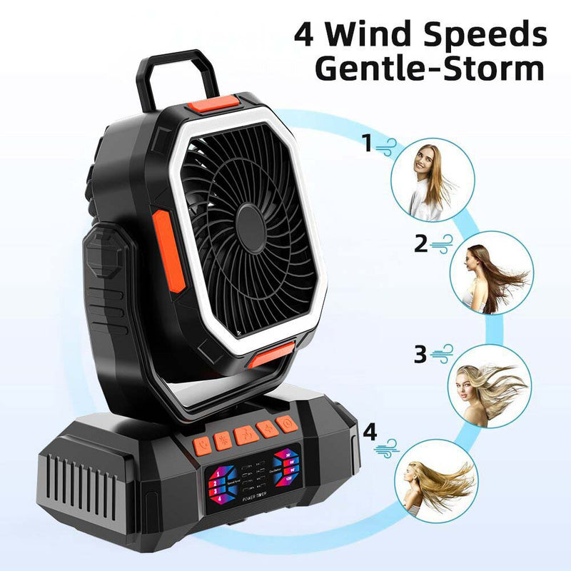 Portable Rechargeable Camping Fan