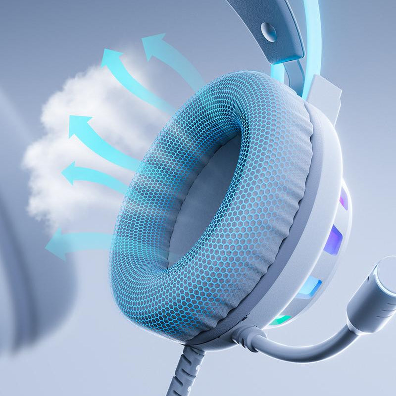 Upgraded Wired PC Gaming Headset with Surround Sound