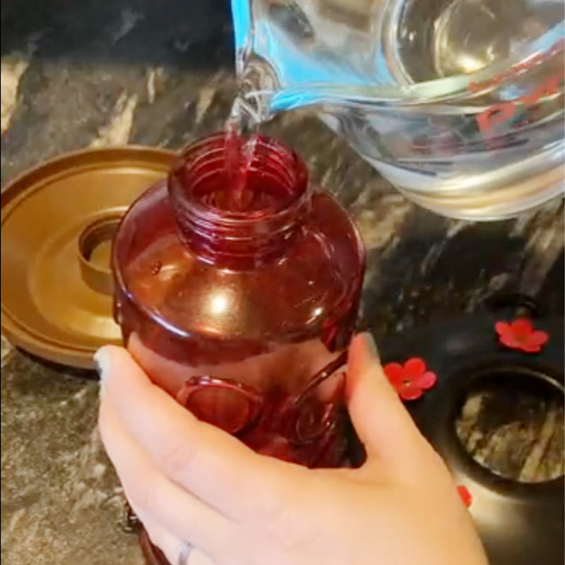 Glass Hummingbird Feeder for Outdoor Hanging