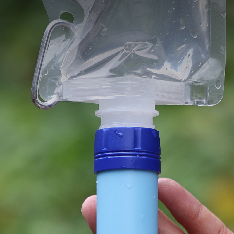 Portable Water Filtering Straw for Outdoor Adventures