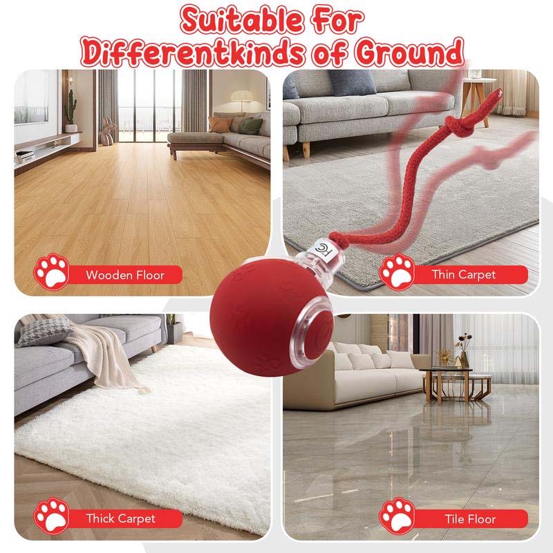 Interactive Rechargeable Ball Cat & Dog Toy