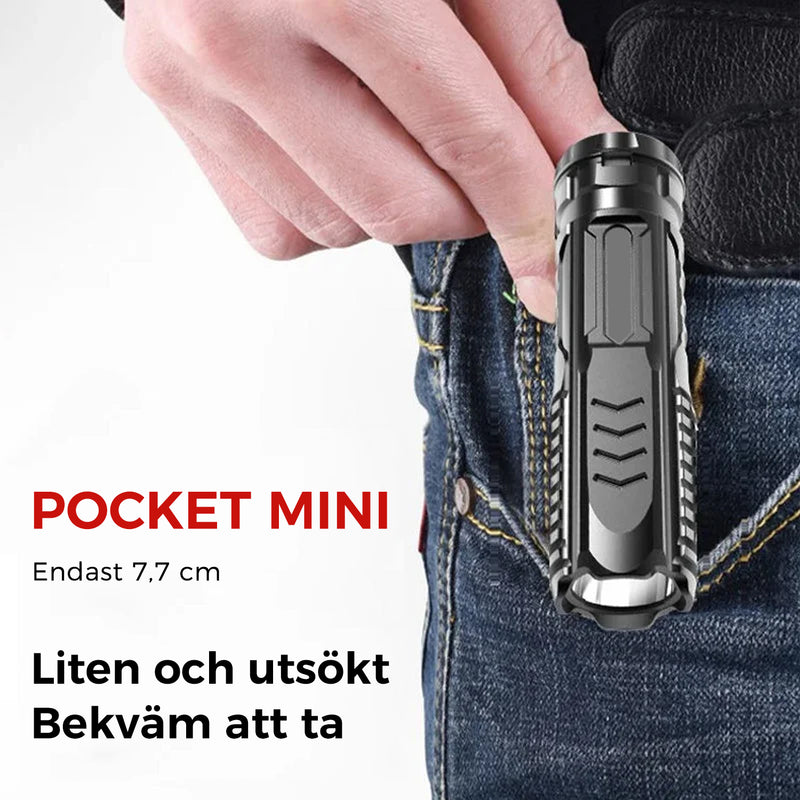 Specialstyrkor starkt ljus LED-ficklampa