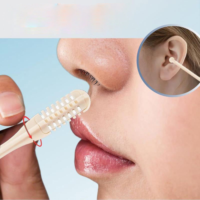 Handheld 360° Rotating Nose Hair Removal with Ear Picker