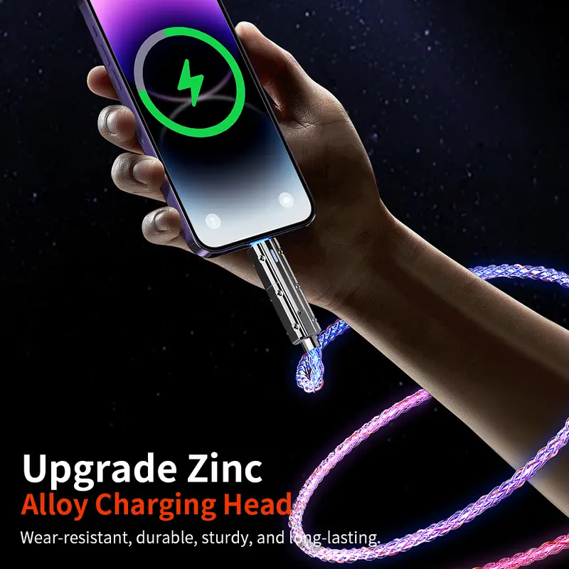 Four-in-One 100W Colorful lights Data Cable