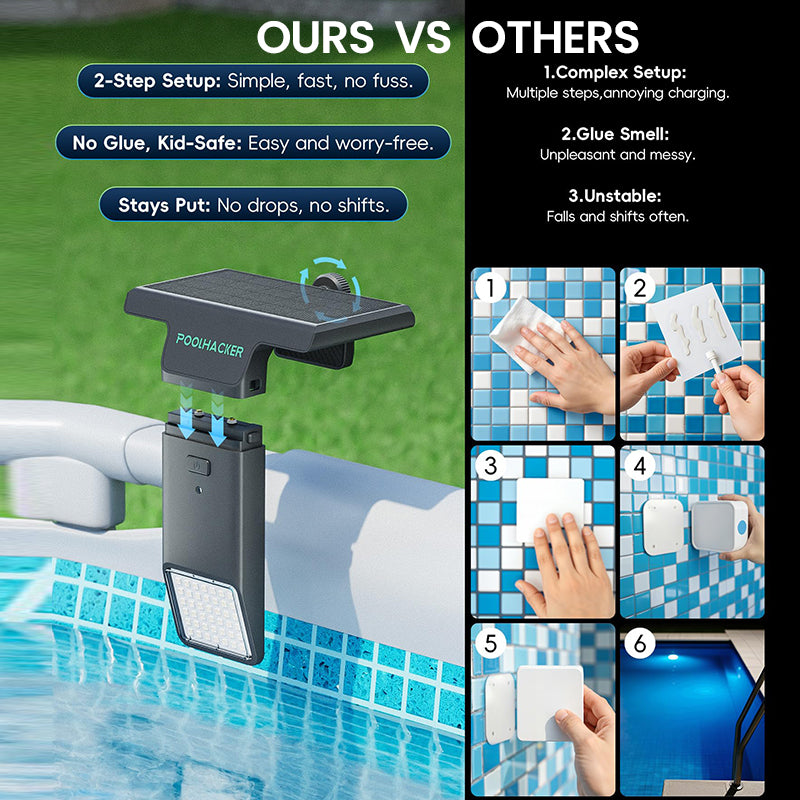 Poolside Solar Light