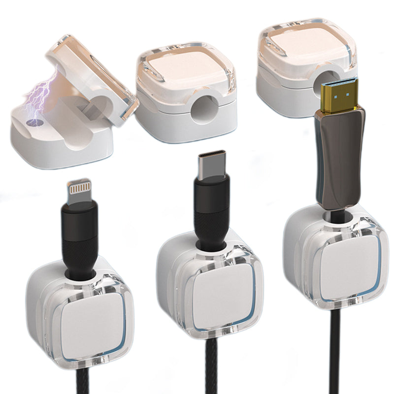 6 Pack Magnetic Cord Organizer Holder