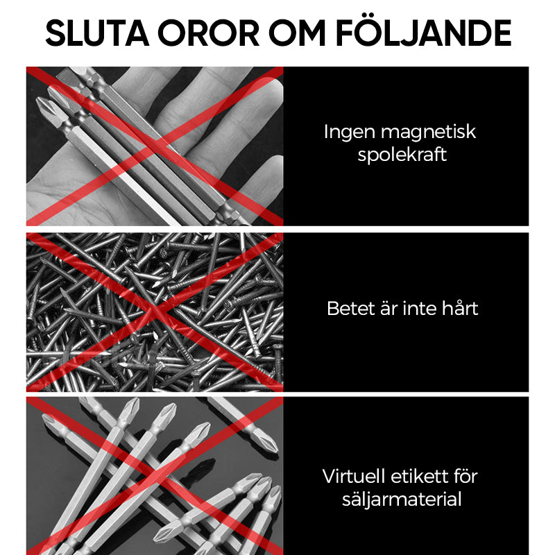 Elektrisk Phillips-skruvmejsel med dubbla huvuden