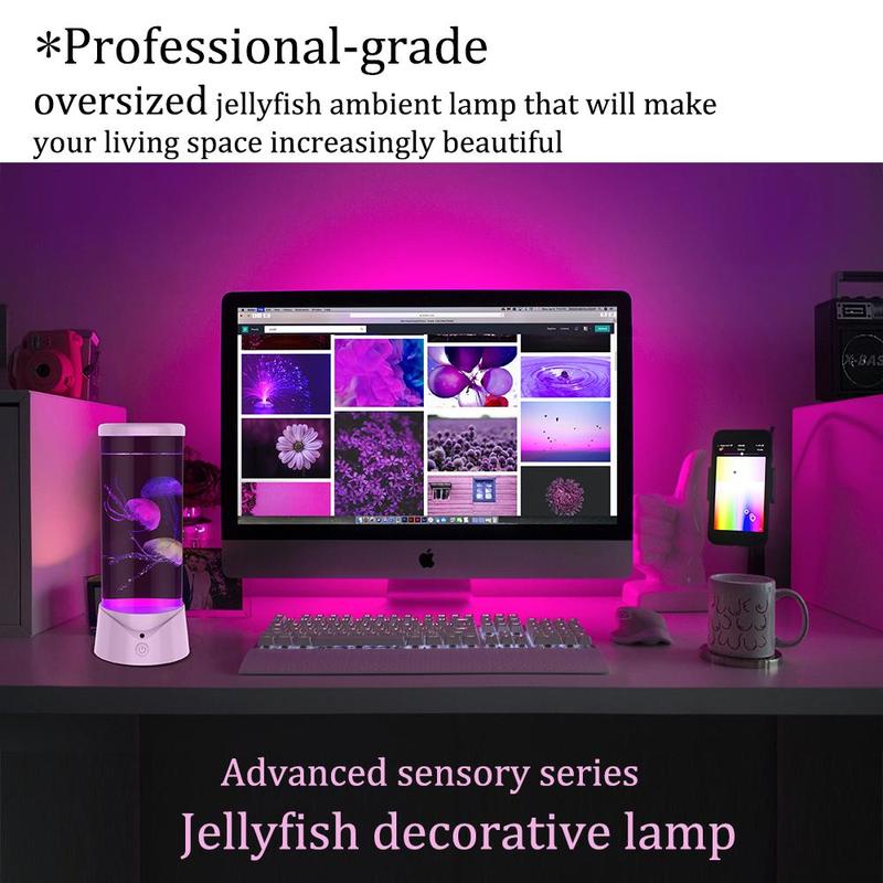 Multipurpose 7 Color Changing Jellyfish Lava Lamp