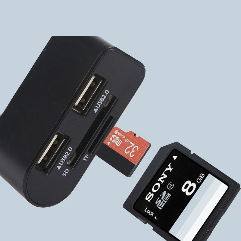 4 i 1 roterbar USB-hubb