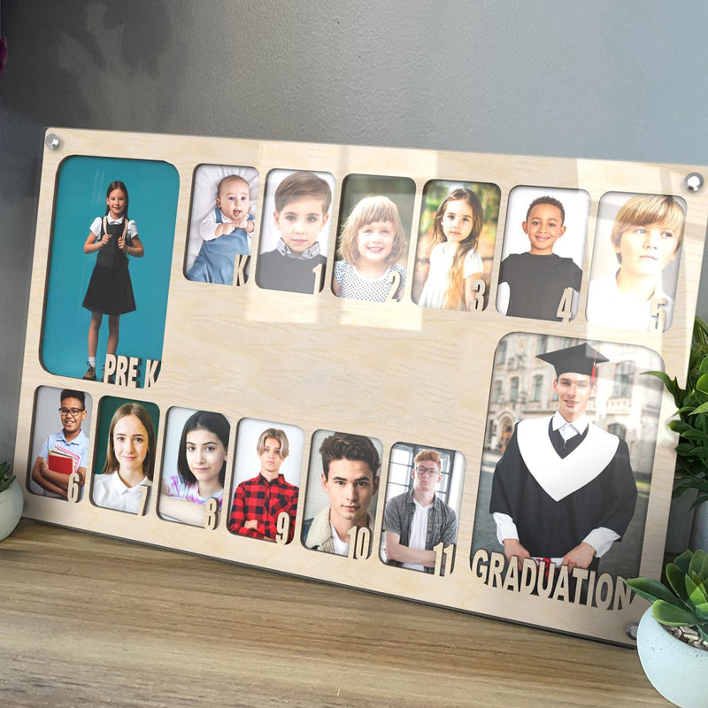 Pre K to Graduation School Photo Frame