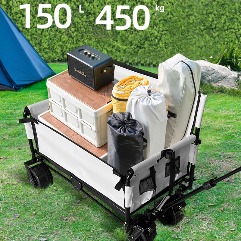 2-in-1 Outdoor Camping Trolley Seat