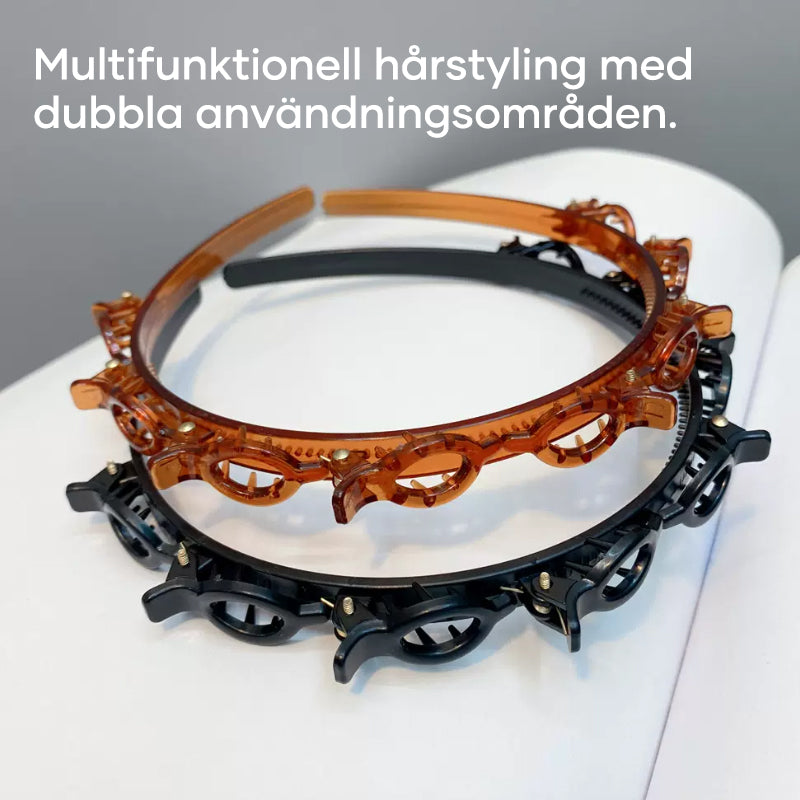 Hårband med luggklämma