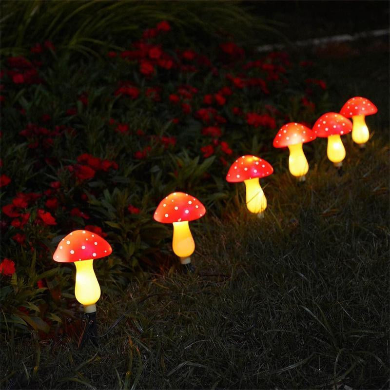 Solar Mushroom Garden Lights – Waterproof LED Outdoor Decor