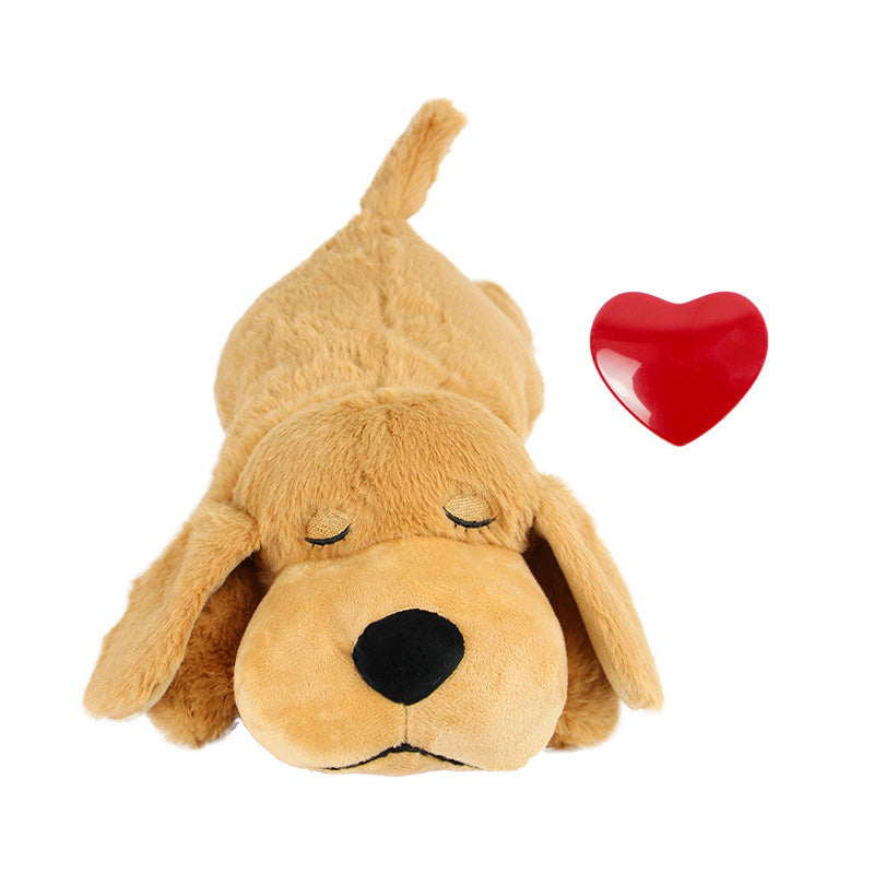 Dog Anxiety Companion Sleep Simulation Toy with Heartbeat