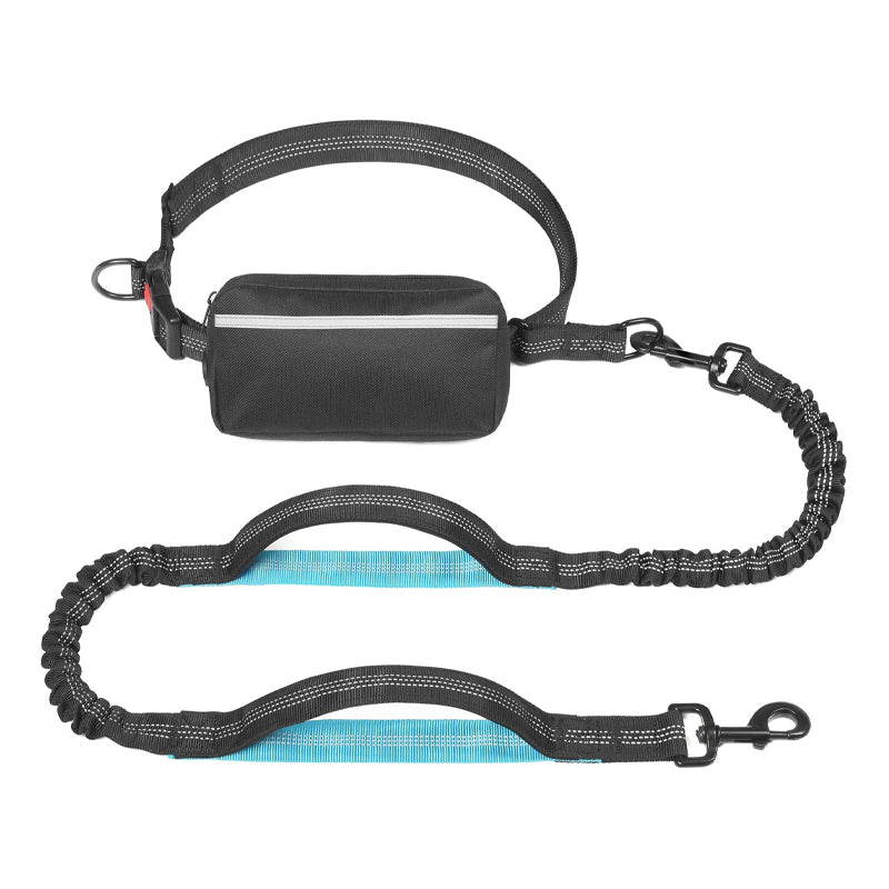 Hands Free Dog Leash With Zipper Pouch