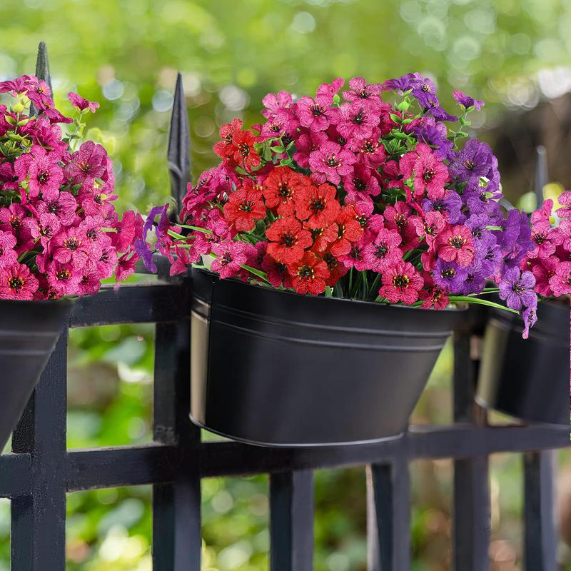 Konstgjorda faux blommor för inomhus- och utomhusdekoration