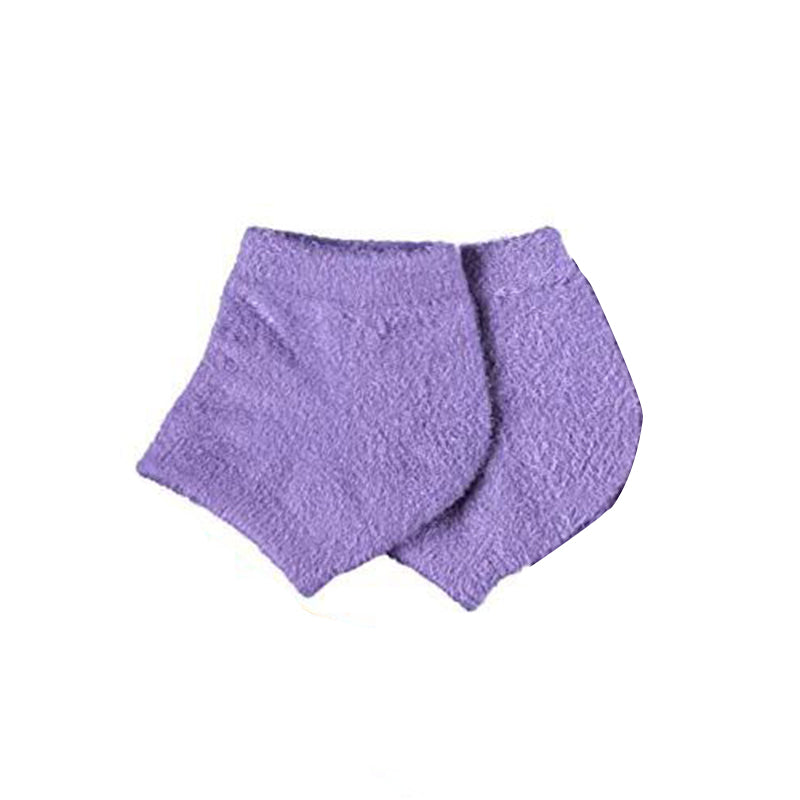 Fuzzy Moisturizing Heel Socks