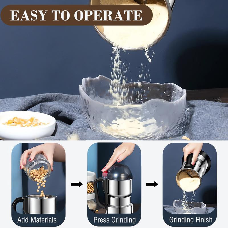 Multifunctional Electric Coffee And Grain Grinder