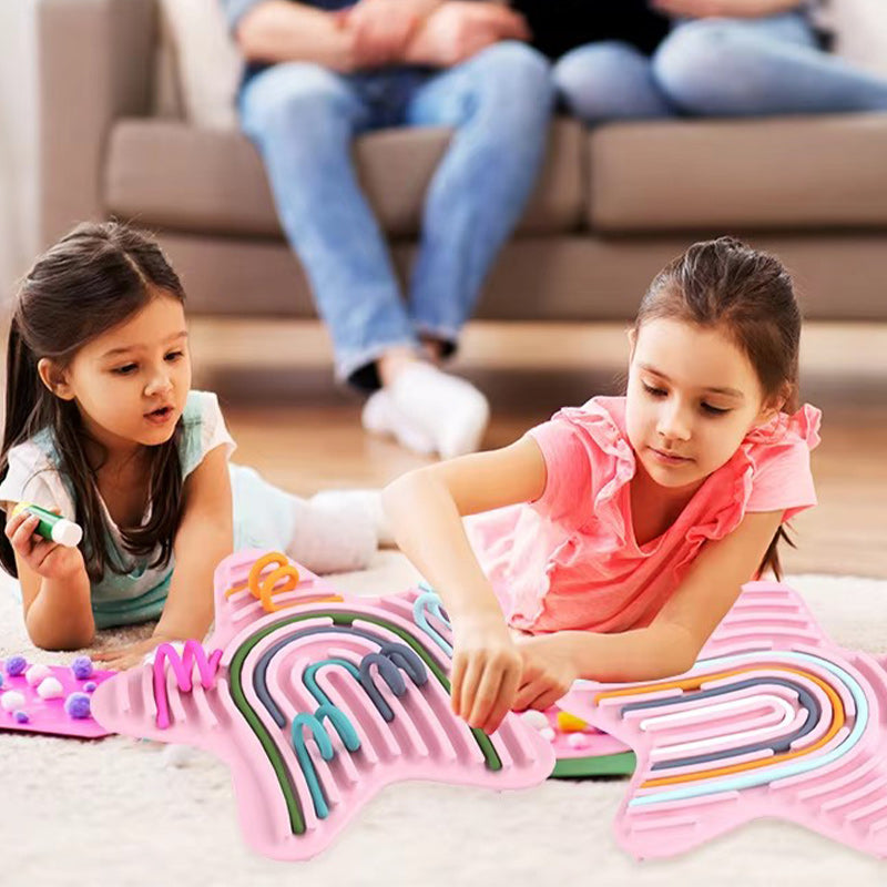 Silikon Fidget Toy för lugnande och sensoriska aktivitetstavla