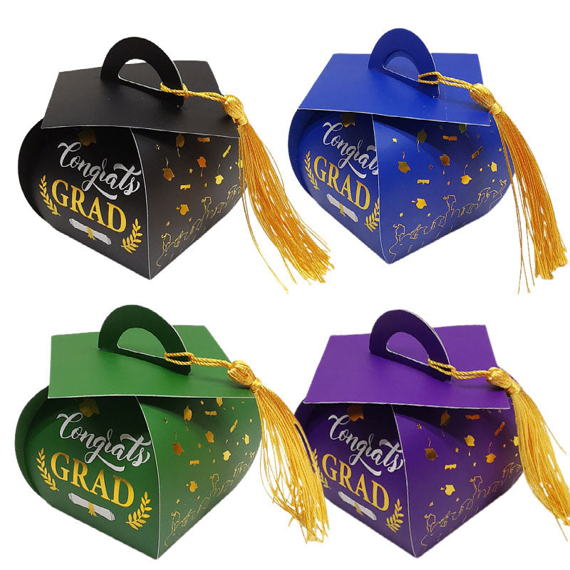🎁✨50 × Graduation Cap Gift Boxs(🍬No Candies)