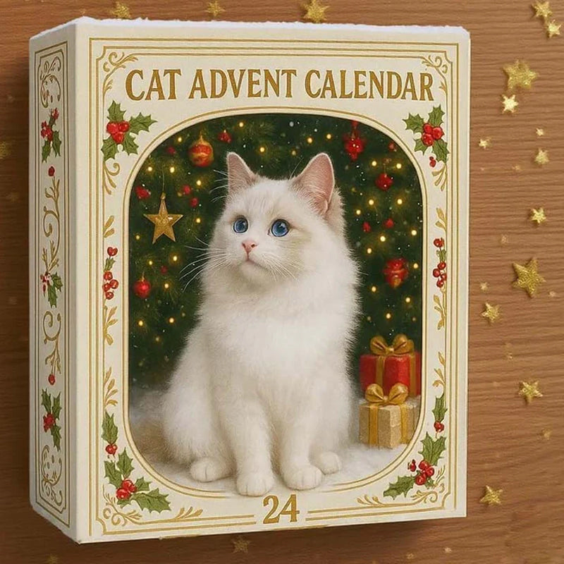 Advent Calendar 2025 for Cat Lovers – Gift Box with Daily Surprises