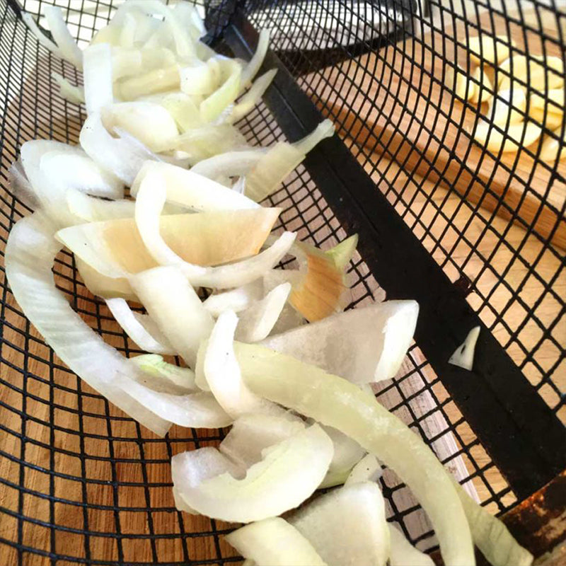 Cylindrisk grillkorg