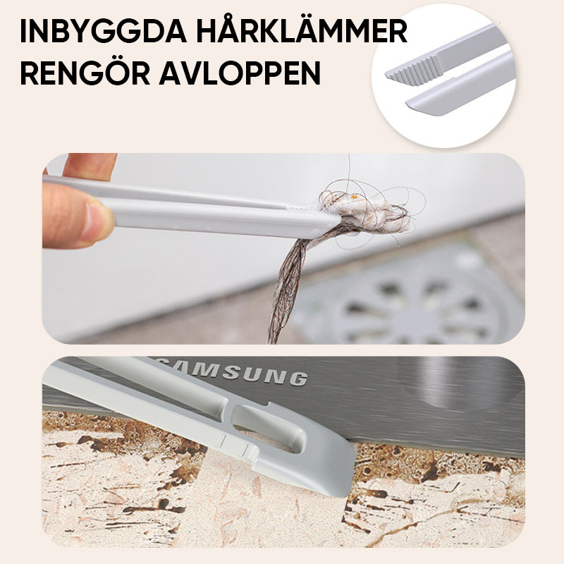 Multifunktionell roterande injekteringsborste