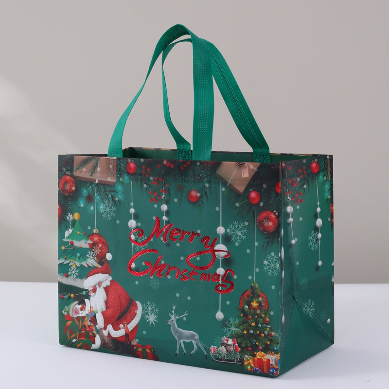 Christmas Non-Woven Gift Bag Set (16 Bags)
