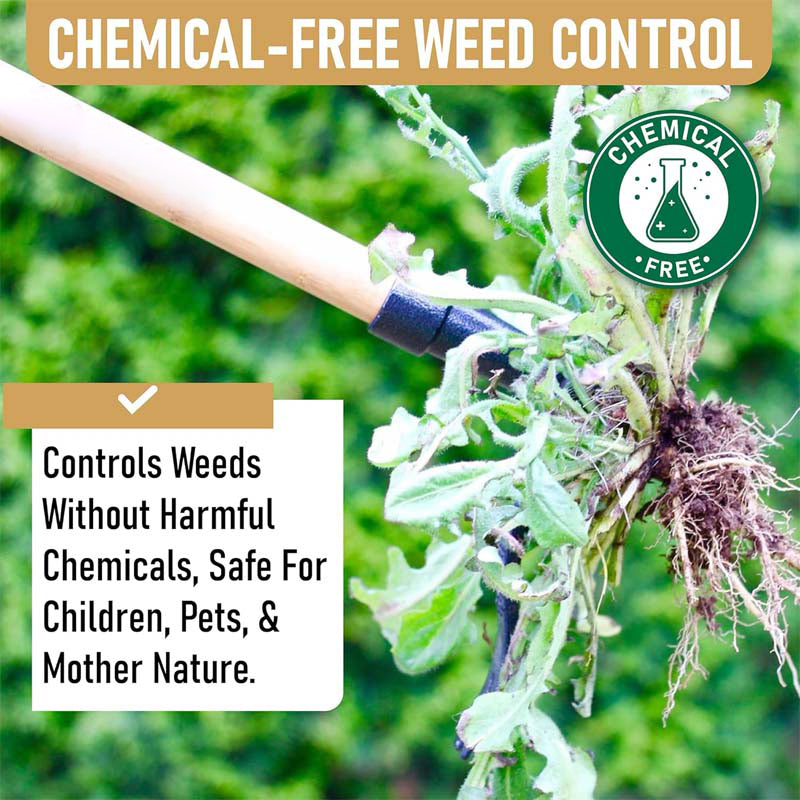 Stand Up Weed Puller Tool with Long Handle