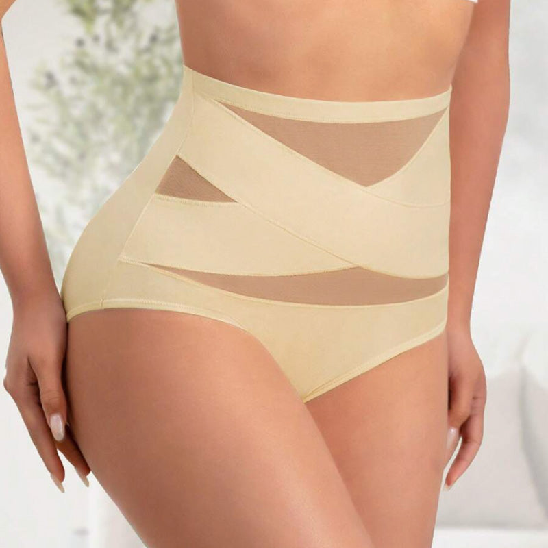 Pre-sale>> Women's Mesh Cross High Waist Briefs