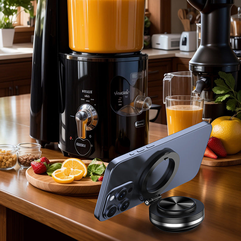 360° Rotating Electric Vacuum Magnetic Car Phone Mount