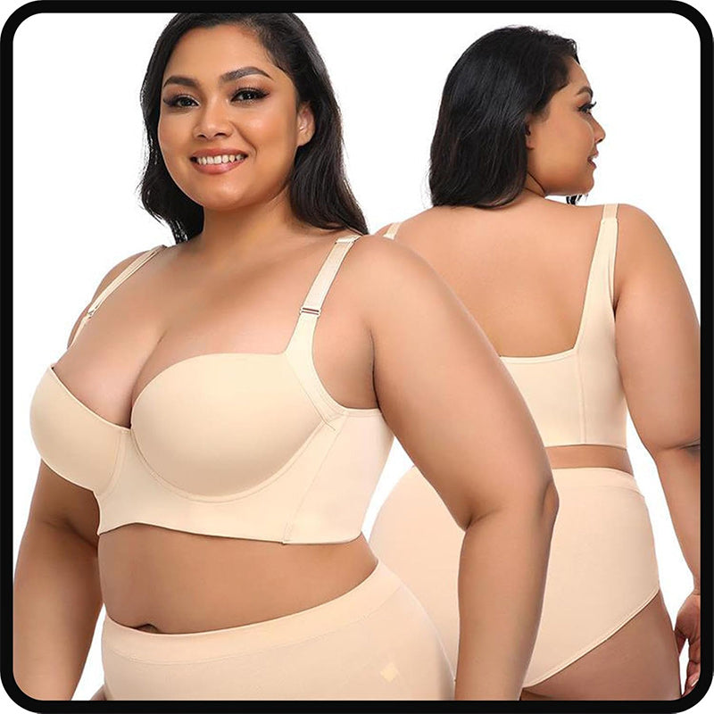 Comfortable Plus Size Anti-Sagging Bra for Women