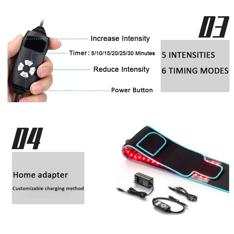 Infrared Light Waist Relaxation Massage Band