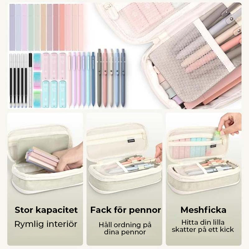 Morandi brevpappersset med stor kapacitet