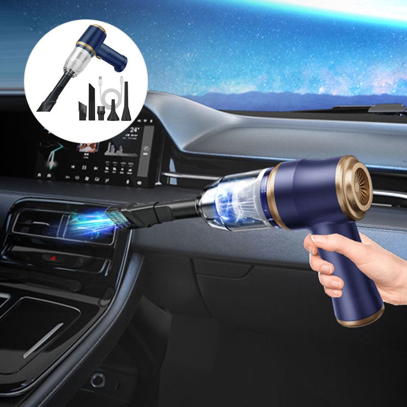 Bärbar sladdlös bil och hushållsdammsugare