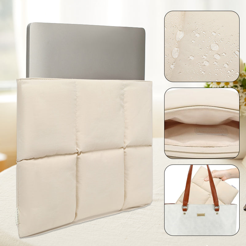 Quilted Puffy Laptop Sleeve Case