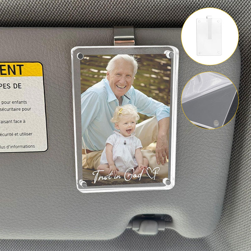 Car Sunshade Photo Frame Clip
