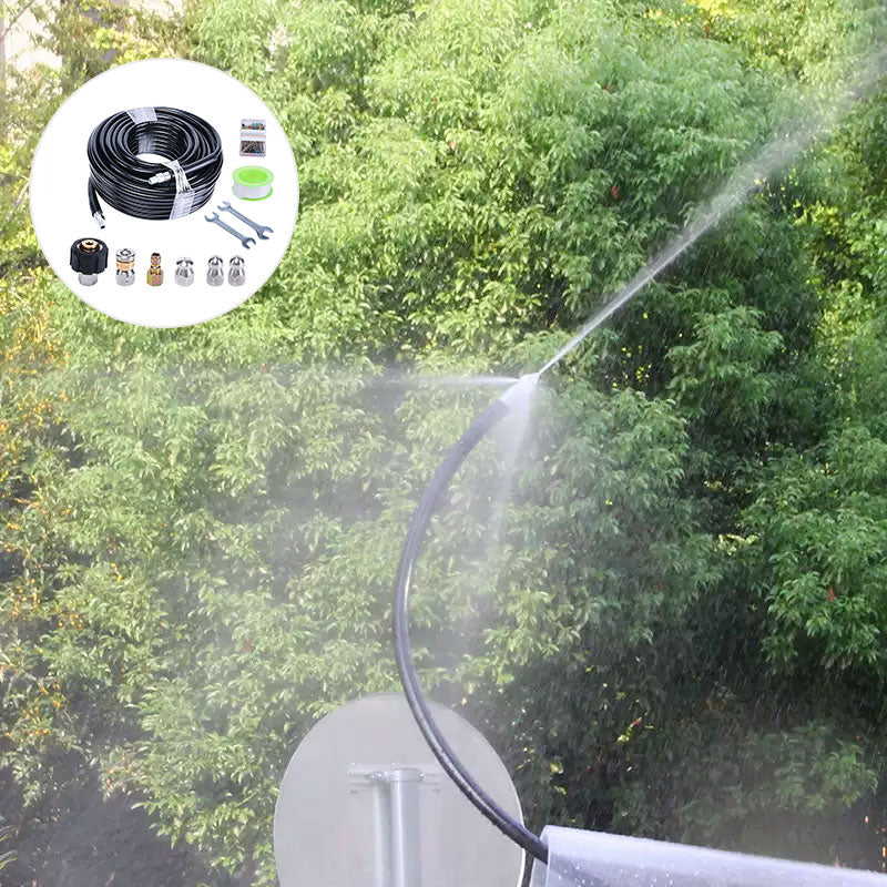 Sewer Jetter Kit for Pressure Washer Jet Drain Cleaner Hose 1/4 Inch NPT