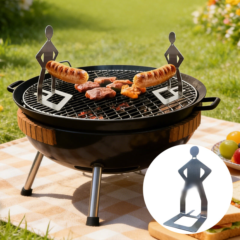 Creative Stainless Steel BBQ Sausage Holder
