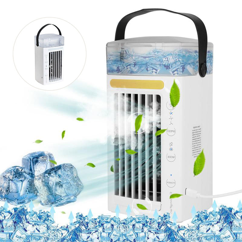 Portable Air Conditioners | Evaporative Cooler with Water Mist, 3 Speeds & Nightlight