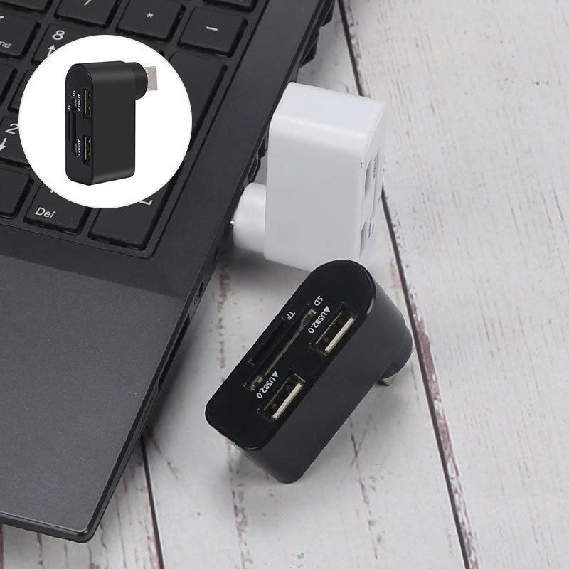 4 in 1 Rotatable USB Hub