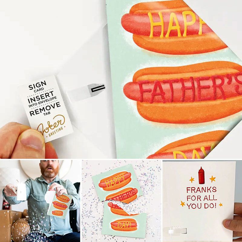 Father's Day Card with Glitter