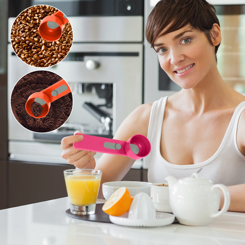 Multi-Purpose Scoop with Built-In Funnel