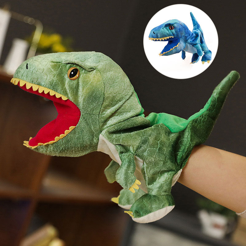 Plush Dinosaurie Handdockor